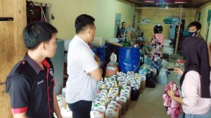 Polres Konawe Temukan 1,1 Ton Minyak Goreng Curah di Salah Satu Kios Sembako