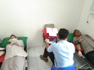 Polresta Kendari Gelar Donor Darah