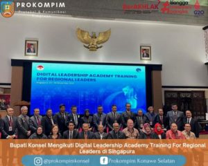 20 Bupati/Walikota Ikut Pelatihan  Digital Leadership Academy di Singapura