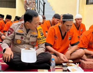 Kapolda Babel Sarapan Bersama, Berikan Motivasi dan Bangkitkan Semangat Para Tahanan