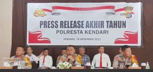 Tahun 2022, Satresnarkoba Polresta Kendari Ungkap 138 Kasus Narkoba dengan Barang Bukti 3,6 Kilogram Narkotika