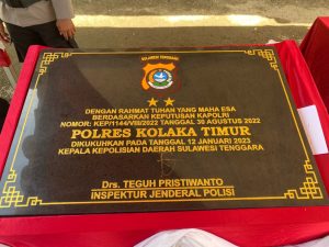 Kapolda Sultra Kukuhkan Polres Kolaka Timur