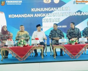 Rawat Silaturahmi, Bupati Konsel Terima Kunker Danlanal Kendari
