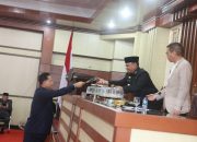 Rapat Paripurna Pj Gubernur Bersama DPRD Sultra Dalam Rangka Penyampaian LKPJ 2023