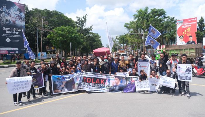 Forum Bersama Jurnalis Sulawesi Tenggara Tolak Pasal Kontroversi RUU Penyiaran
