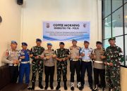 Jalin Sinergitas dan Soliditas Bid Propam Polda Sultra Gelar Coffee Morning Bersama POM TNI