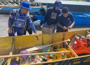 Ditpolairud Polda Sultra Amankan Kapal Pengangkut Bahan Peledak Ikan