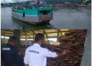 Sinergi Gakkum KLHK dan BAKAMLA RI Gagalkan Penyelundupan Kayu Ilegal Di Perairan Laut Banda