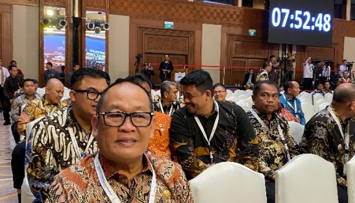 Harmin Ramba Hadiri Seminar Nasional Penyampaian LHP BPK yang Dibuka Presiden Jokowi RI