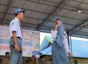 Dua Siswa SMAN 1 Lohia Muna yang Viral Tampil di Peringatan Hari Anak Nasional di SMAN 4 Kendari