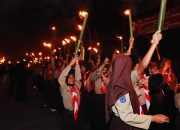 Pemkot Baubau Gelar Upacara Taptu dan Pawai Obor Sambut Hari Kemerdekaan RI