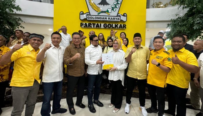 Siska – Sudirman Resmi Dapat Dukungan Partai Golkar untuk Maju di Pilwali Kendari