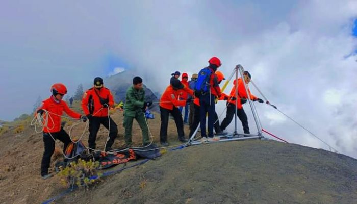 Pendaki Asal Jakarta Ditemukan Meninggal Dunia di Gunung Rinjani