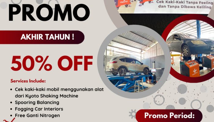 Promo Akhir Tahun Bengkel GAS Buat Pelanggan Setianya