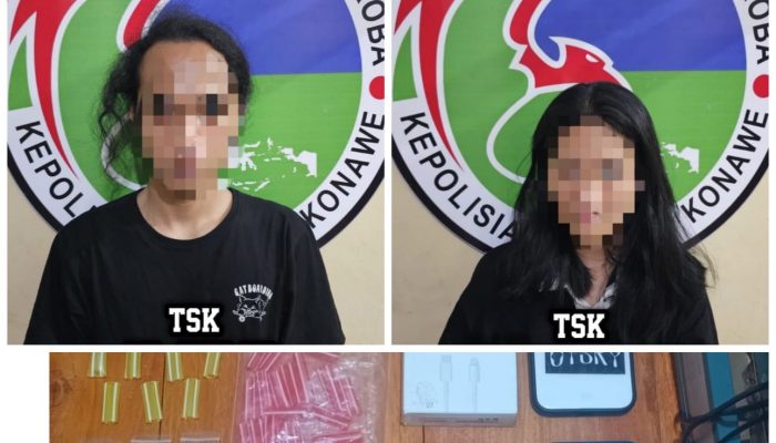 Cewek Pengedar Sabu Ditangkap di Konawe