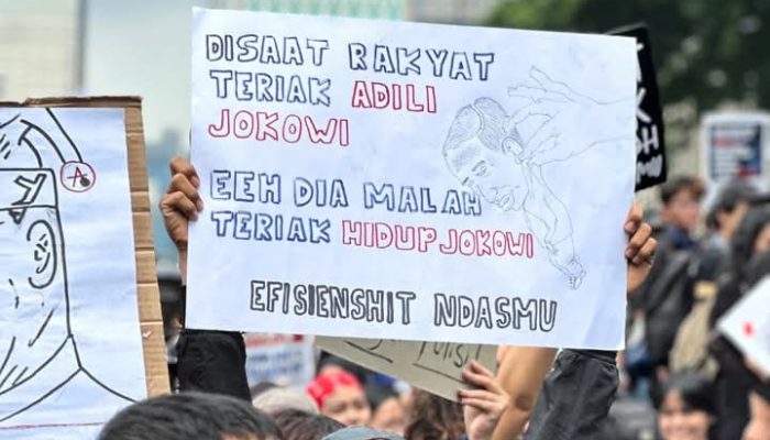 Massa Beri Raport Merah Pemerintah Prabowo-Gibran