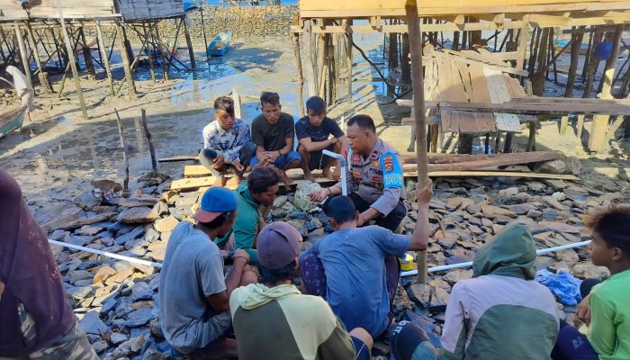 Kisah Aiptu Sisran Anggota Polsek Laonti Konsel Atasi Krisis Air Warga Pesisir