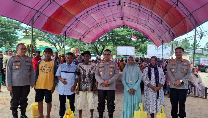 Polsek Lantari Jaya Polres Bombana Gelar Pasar Murah