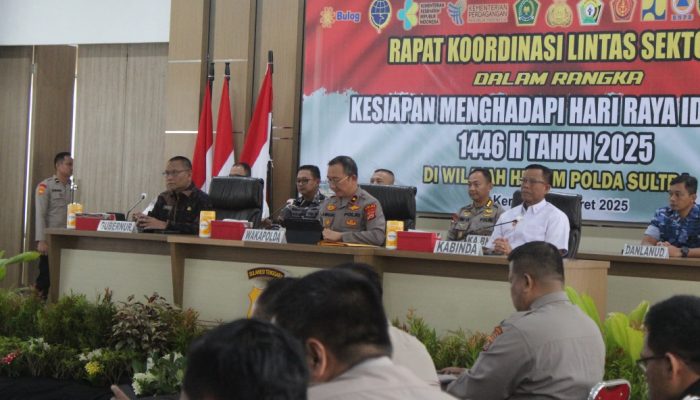 Rakor Lintas Sektoral Pengamanan Arus Mudik Lebaran 1446 H