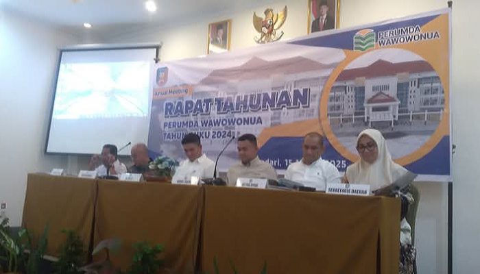 Gelar Rapat Tahunan, Perumda Wawowonua Konsel Catatkan Laba Bersih Rp1,3 Miliar di Tahun 2024