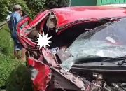 Kecelakaan Maut Libatkan Mini Bus dan Truk Kontainer di Gunung Lalolona, Sopir Bus Kritis