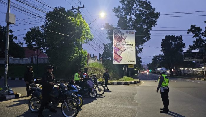 Polresta Kendari Gencarkan Patroli  Cegah Balapan Liar Selama Ramadan