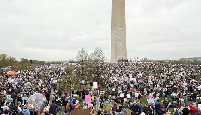 Jutaan Orang Turun Jalan Protes Trump dan Musk