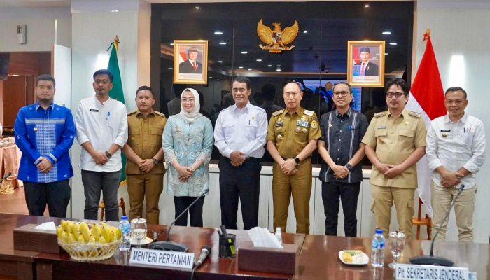 Walikota Kendari Bertemu Menteri Pertanian Bahas Pengembangan Pertanian Kota