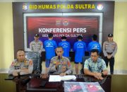 Polda Sultra Ungkap 71 Kasus dan Amankan 97 Tersangka Selama Operasi Pekat Anoa 2025