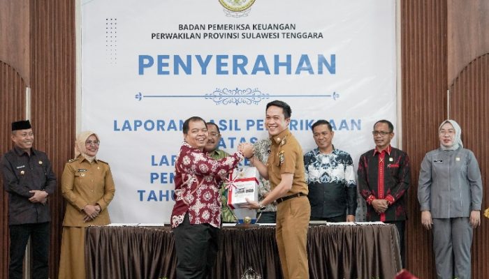 Kabupaten Konut Kembali Raih WTP ke 8 dari BPK RI Atas LKPD Tahun 2024