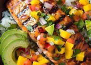Salmon Panggang Salsa Mangga: Lezat, Sehat, dan Aman untuk Diabetesi