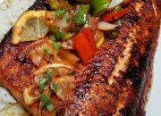 Sensasi Pedas Segar: Salmon Jerk Lemon Pepper yang Menggoda Selera
