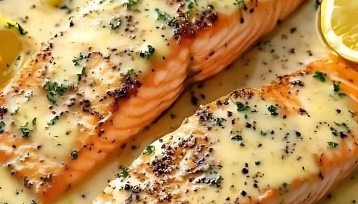 Salmon Panggang Lemon Dill