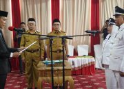 Bupati Konut Lantik 2 Kepala Desa Pengganti Antar Waktu