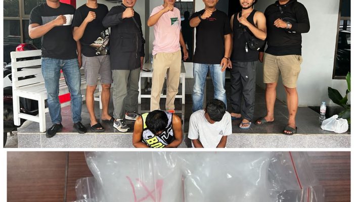 Polres Kolaka Ciduk Dua Pengedar Narkoba yang Hendak Ambil Paket 519 Gram Sabu