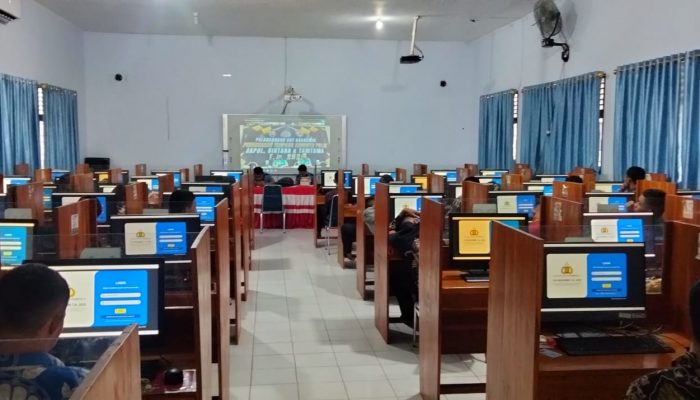 44 Peserta Seleksi Tamtama Polri di Polda Sultra Jalani Tes CAT Tahun Anggaran 2025