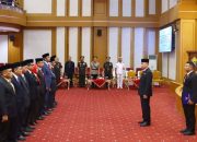 Gubernur Sultra Lantik dan Ambil Sumpah Jabatan 13 Pejabat Pimpinan Tinggi Pratama Lingkup Pemprov Sultr