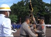 Upacara Farewell and Welcome Parade Kapolda Sultra : Sambut Irjen Pol Didik Agung Widjanarko dan Lepas Irjen Pol Dwi Irianto