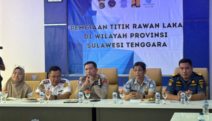 Ditlantas Polda Sultra Bersama Stakeholder Terkait Komitmen Terapkan Over Dimension dan Over Load di Wilayah Bumi Anoa