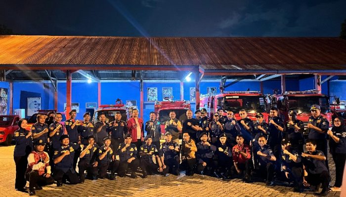 Jalin Silaturahmi Kapolda Sultra Berkunjung ke Dinas Damkar Kota Kendari