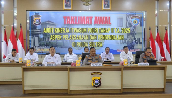 Itwasum Polri Laksanakan Audit Kinerja Tahap II di Polda Sultra