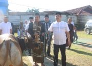 Polresta Kendari Bagi Daging Kurban di Hari Raya Idul Adha 1446 H