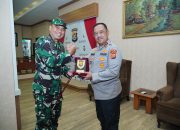 Kapolda Sultra Terima Kunjungan Silaturahmi Danlanud Haluoleo Kendari