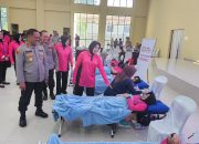Polda Sultra Gelar Donor Darah dalam Rangka Hari Bhayangkara ke-79