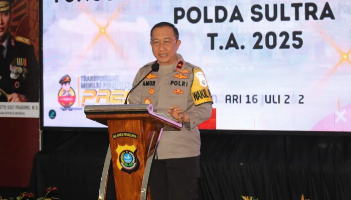 Wakapolda Sultra Buka Rakernis Gabungan Fungsi Pembinaan dan Operasional Dorong Profesionalisme dan Sinergi Antar Fungsi