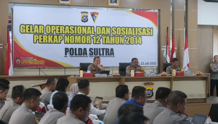 Kapolda Sultra Buka Gelar Operasional 2025, Tegaskan Komitmen Polri yang Presisi