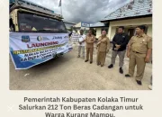 Pemerintah Kabupaten Kolaka Timur Salurkan 212 Ton Beras Cadangan untuk Warga Kurang Mampu