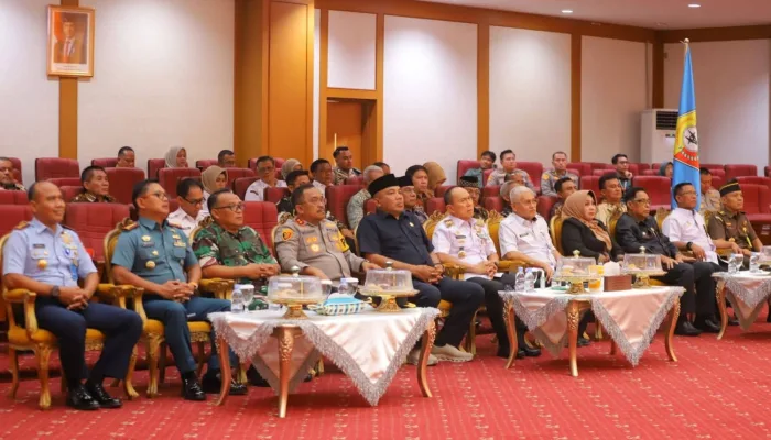 Gubernur Sultra Hadiri Peluncuran Tema dan Logo HUT Ke-80 RI