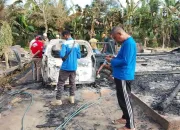 Satu Unit Rumah Terbakar di Ulundoro, Pemda Sigap Beri Bantuan