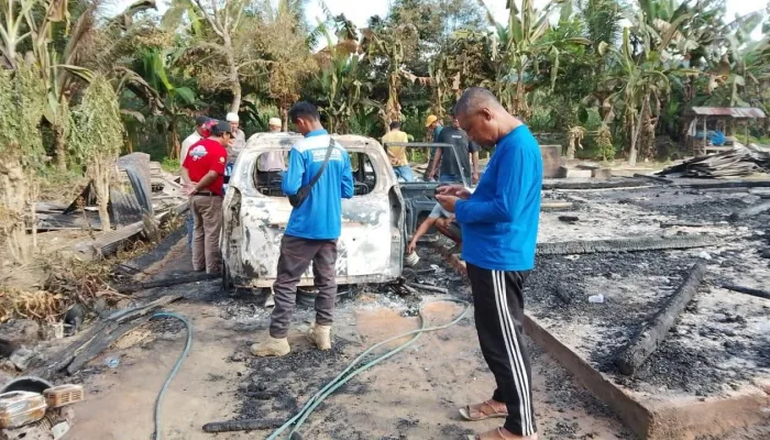 Satu Unit Rumah Terbakar di Ulundoro, Pemda Sigap Beri Bantuan